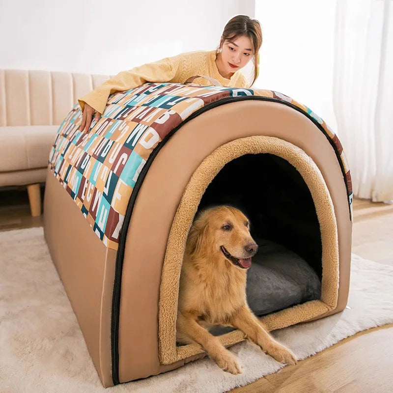 2024 New Dog Kennel Winter Warm