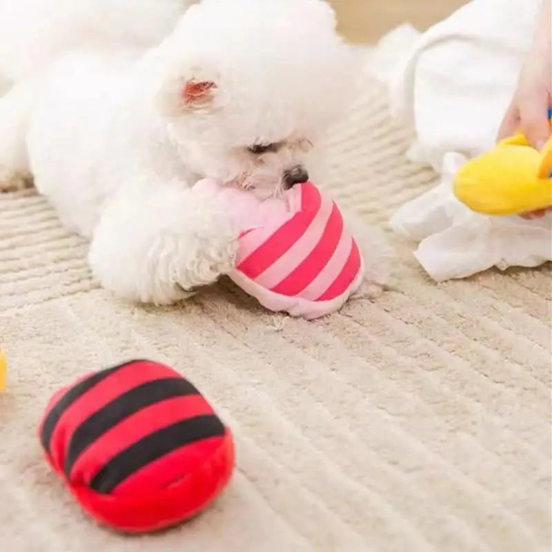 Pet Toys Squeaker Plush Slipper