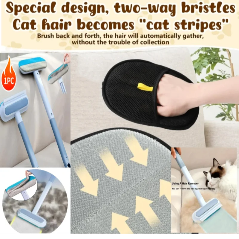 Upgraded Double Sided Grooming Glove