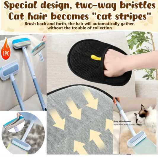 Upgraded Double Sided Grooming Glove