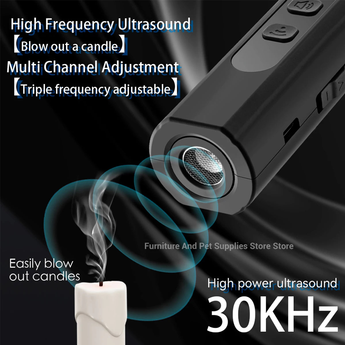 High Power Ultrasonic Dog Repeller