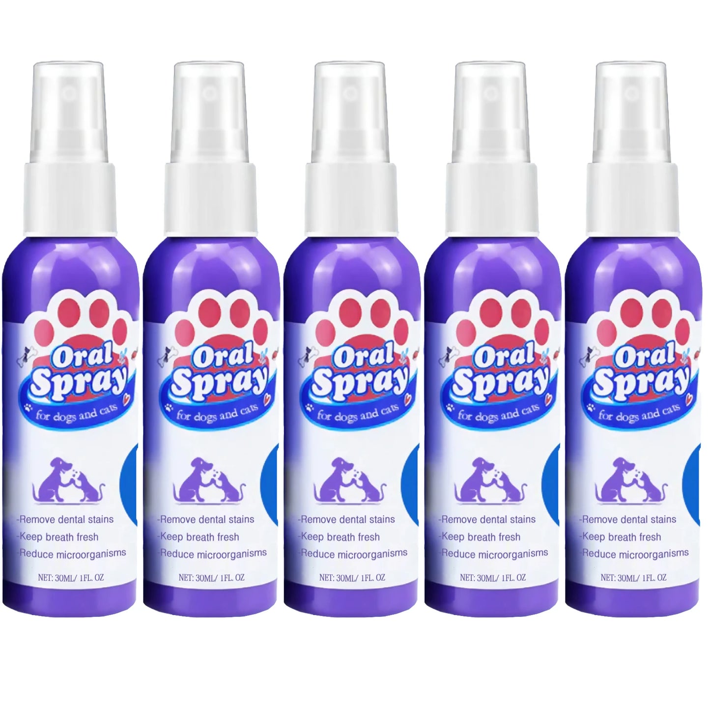 Pet Dental Spray for Dogs and Cats