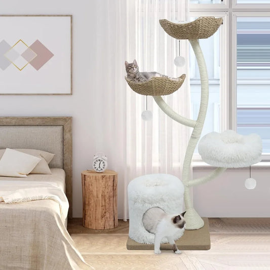 Tall Cat Tree Tower for Indoor Cats
