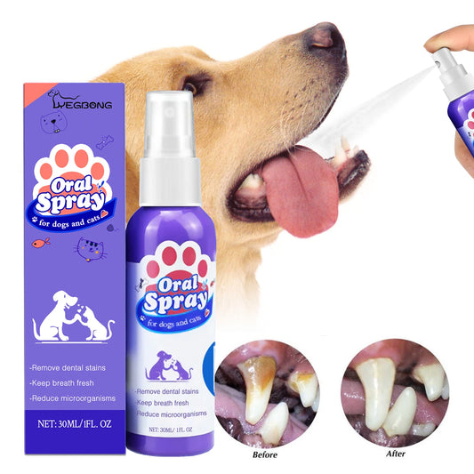 Pet Dental Spray for Dogs and Cats