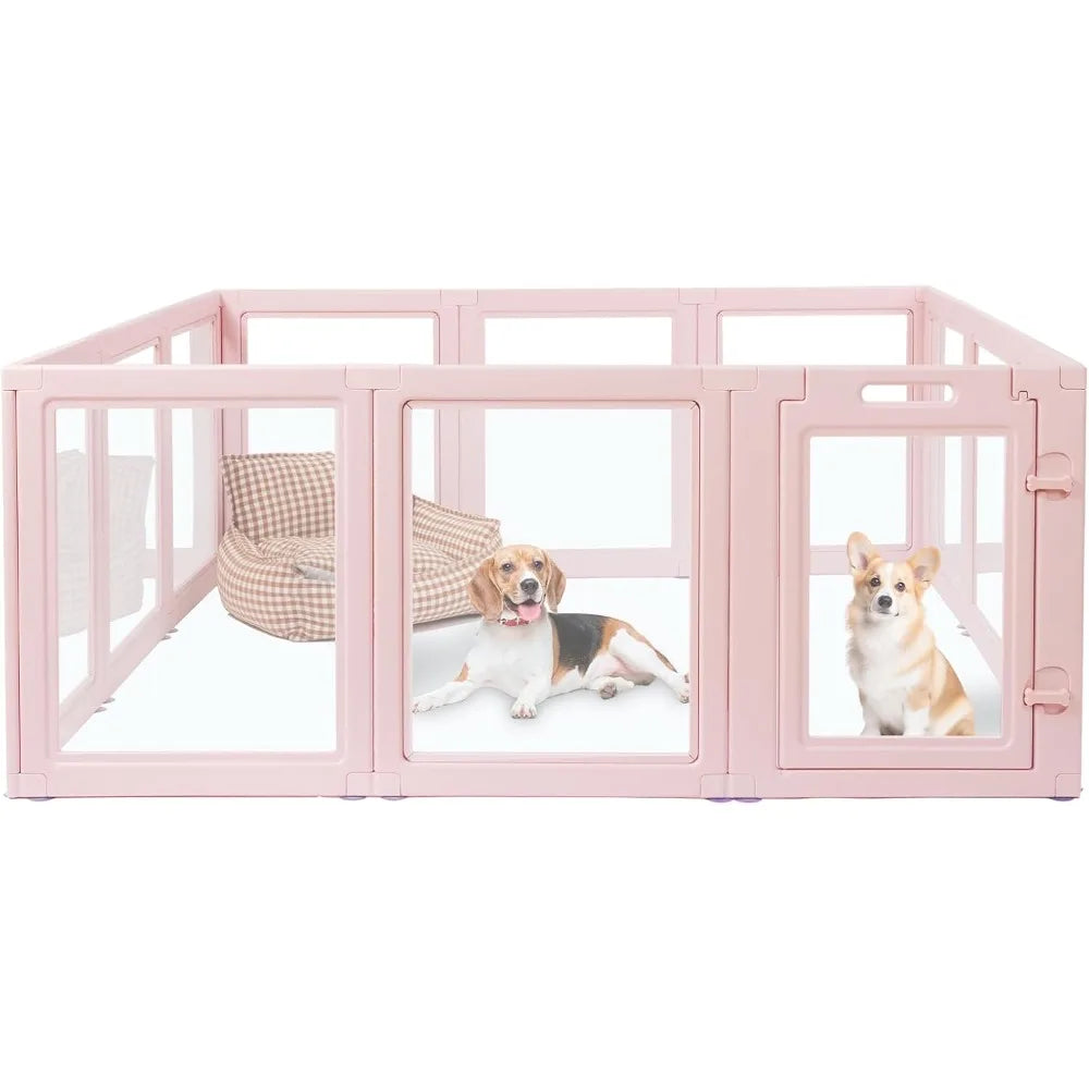 Clear Acrylic Dog Playpen House