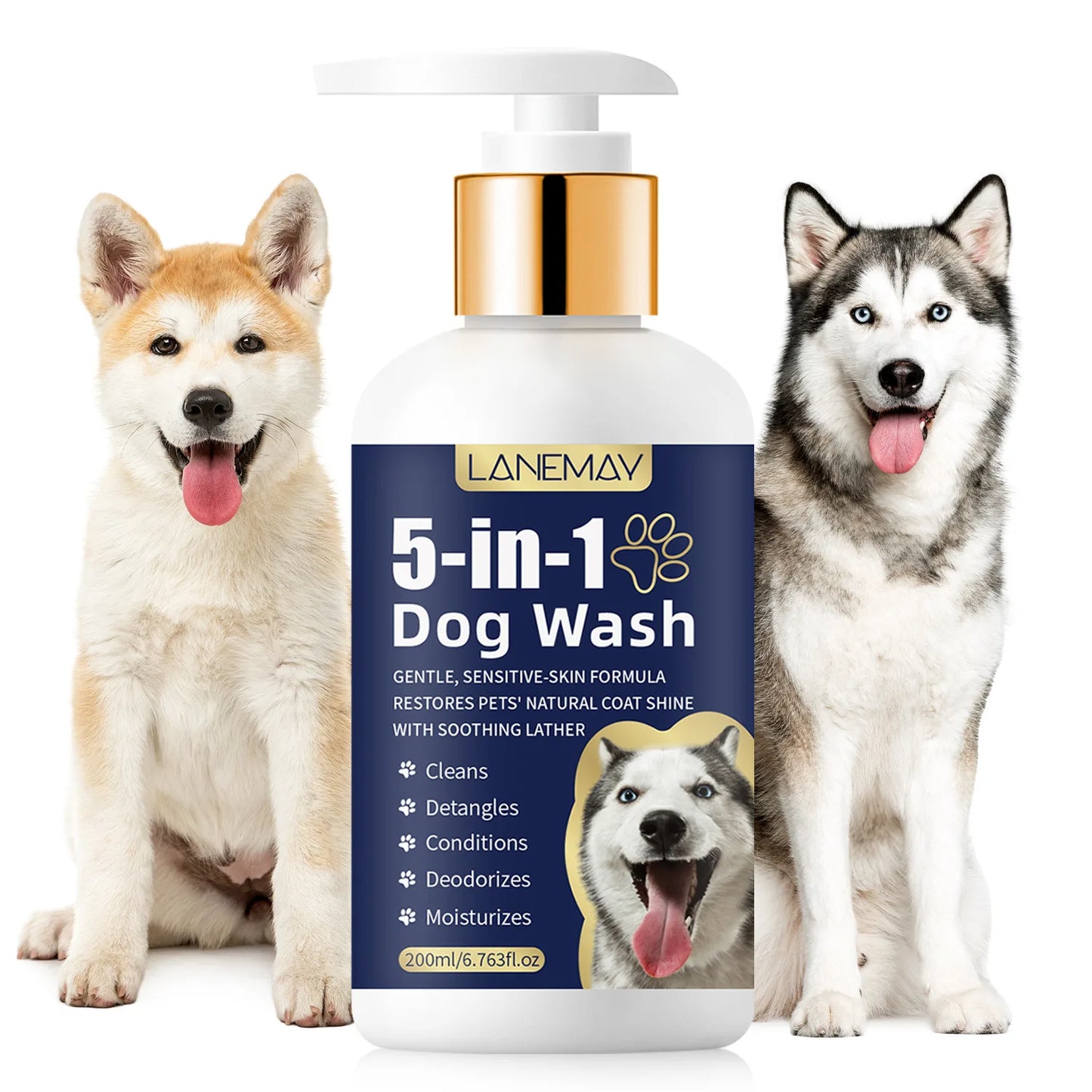 Pet skin and hair shampoo