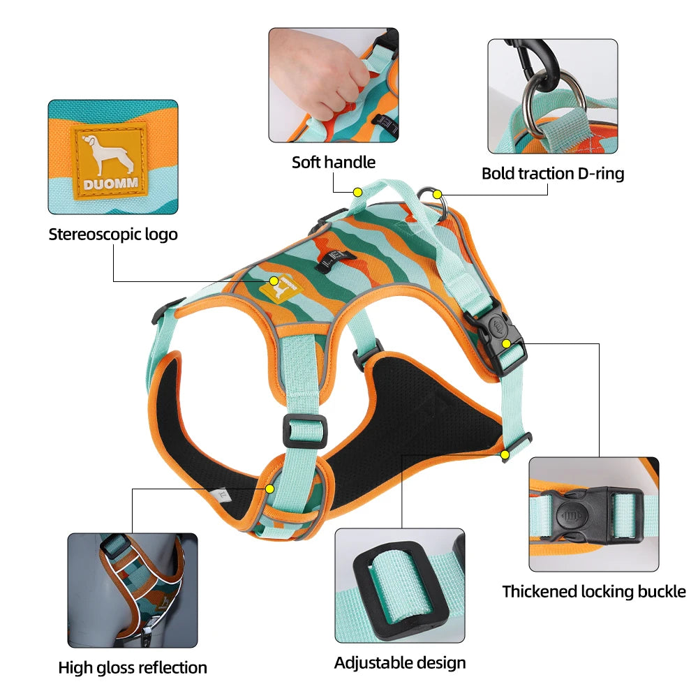 Medium Large Dog Harnesses Collar