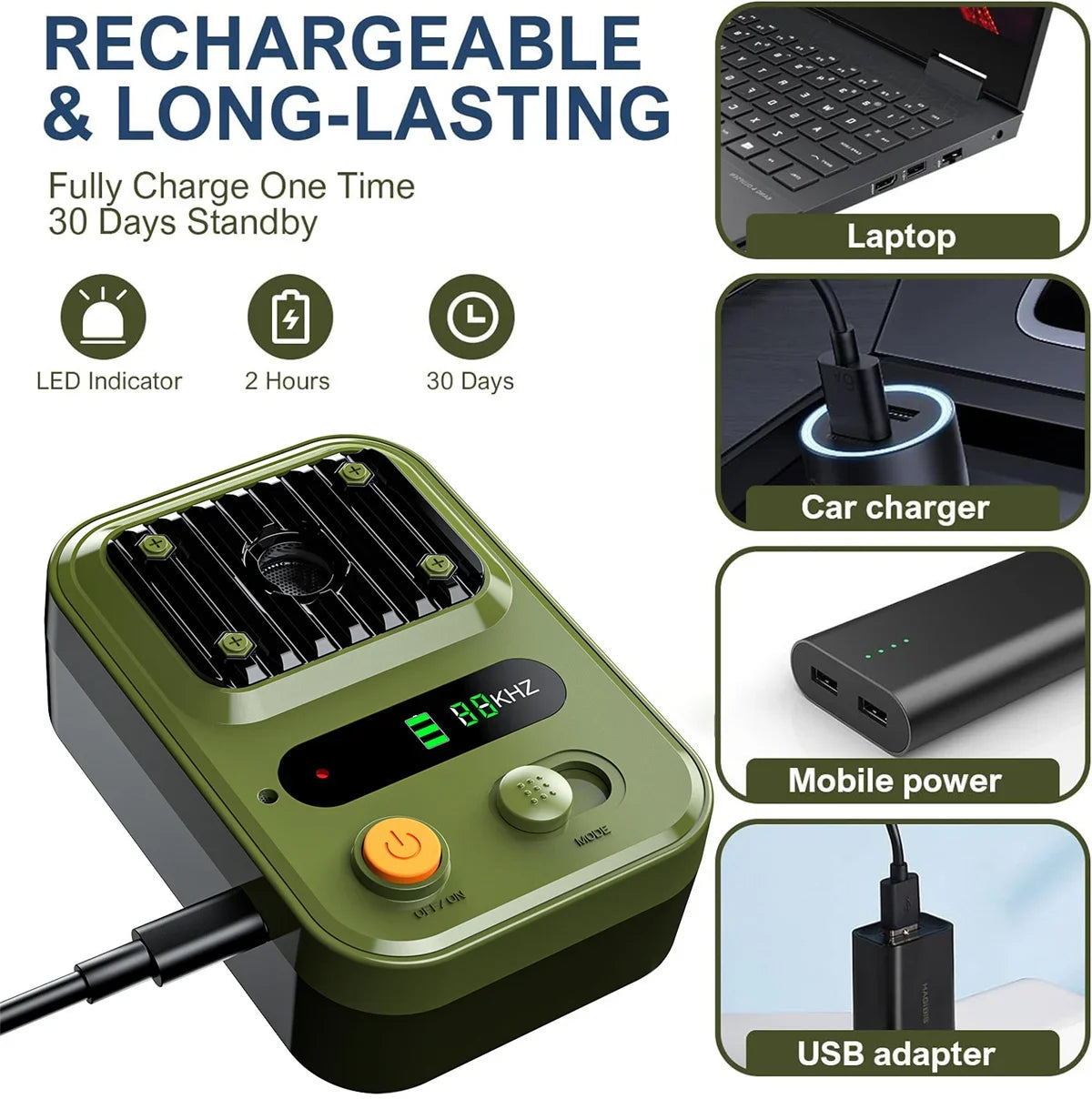 3 Modes Anti Bark Device