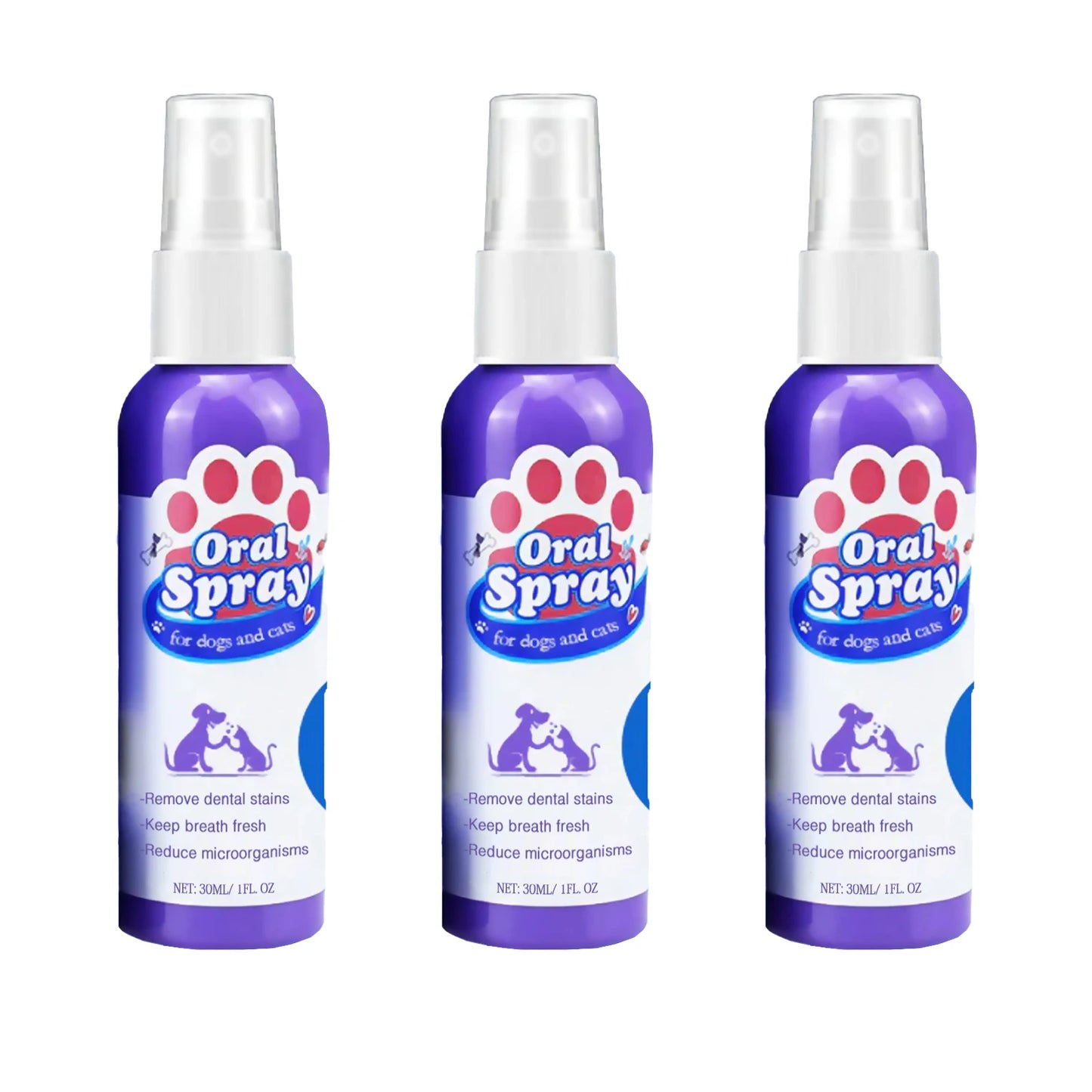 Pet Dental Spray for Dogs and Cats