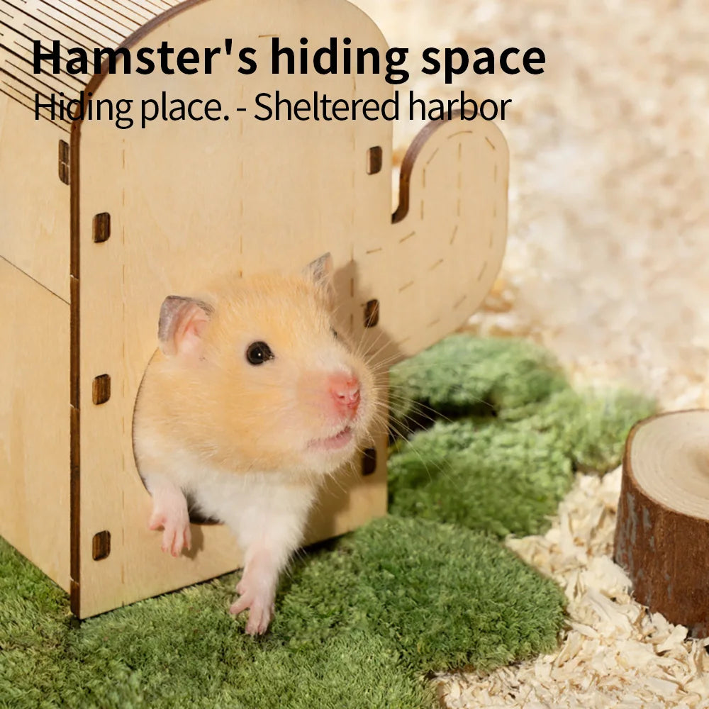 Wooden Hamster Cage