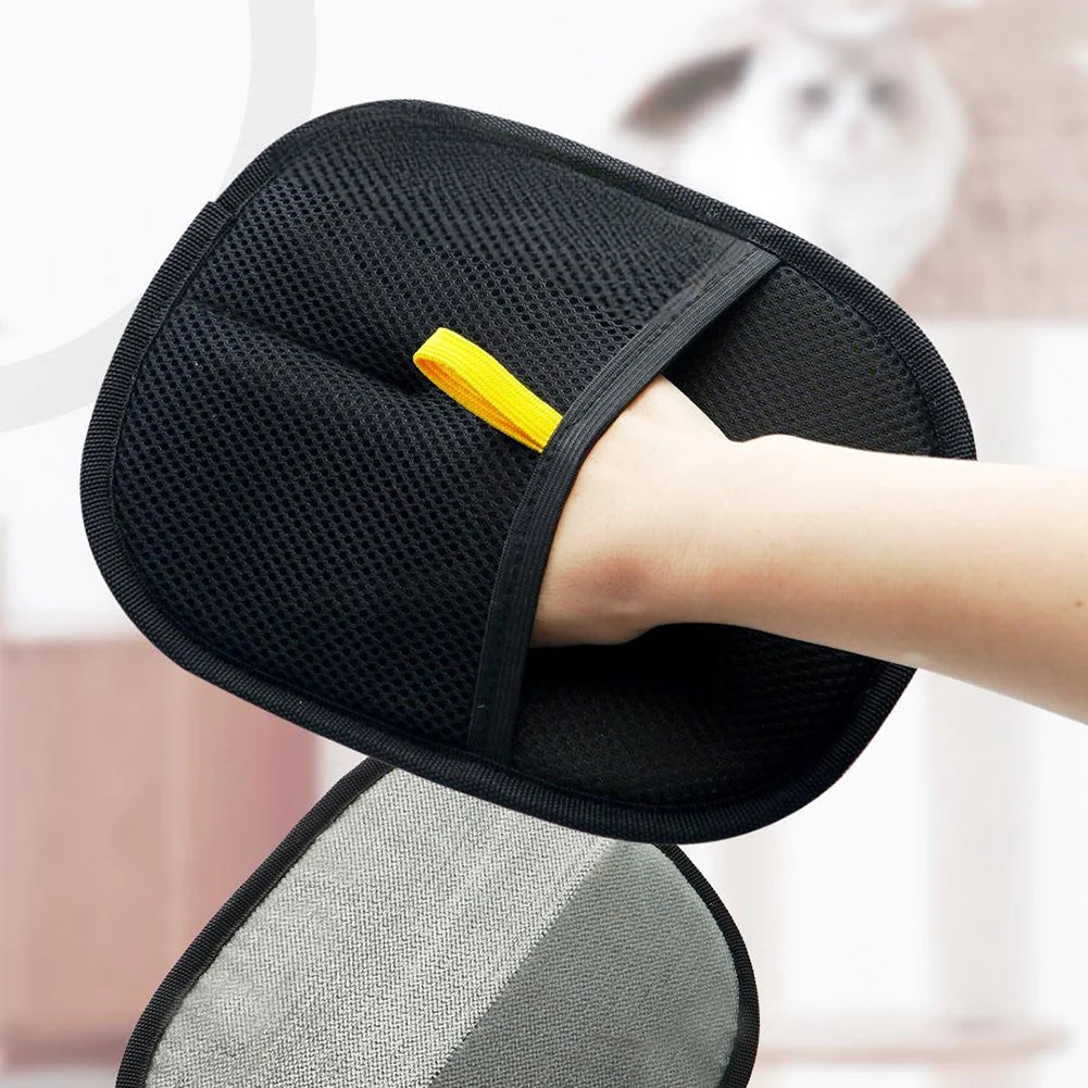 Double-Sided Pet Grooming Gloves