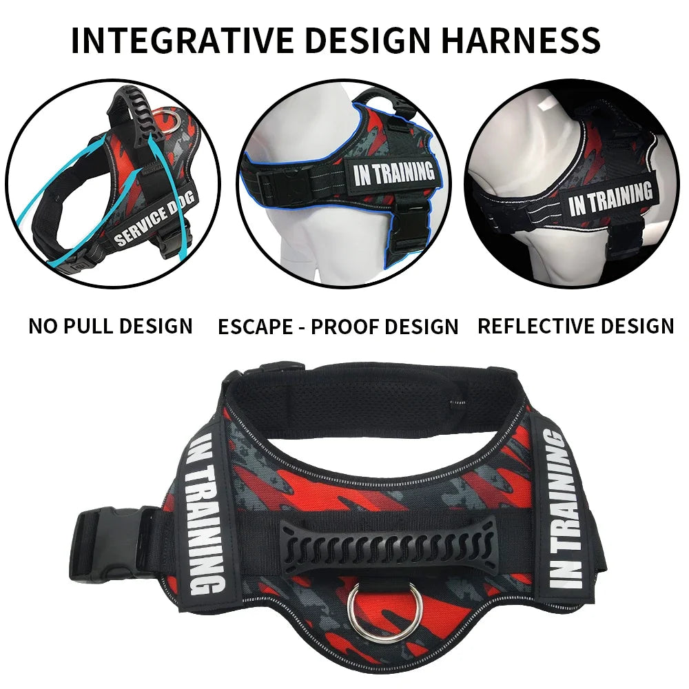 Bulldog Corgi Chihuahua Chest Harness For Service Dogs