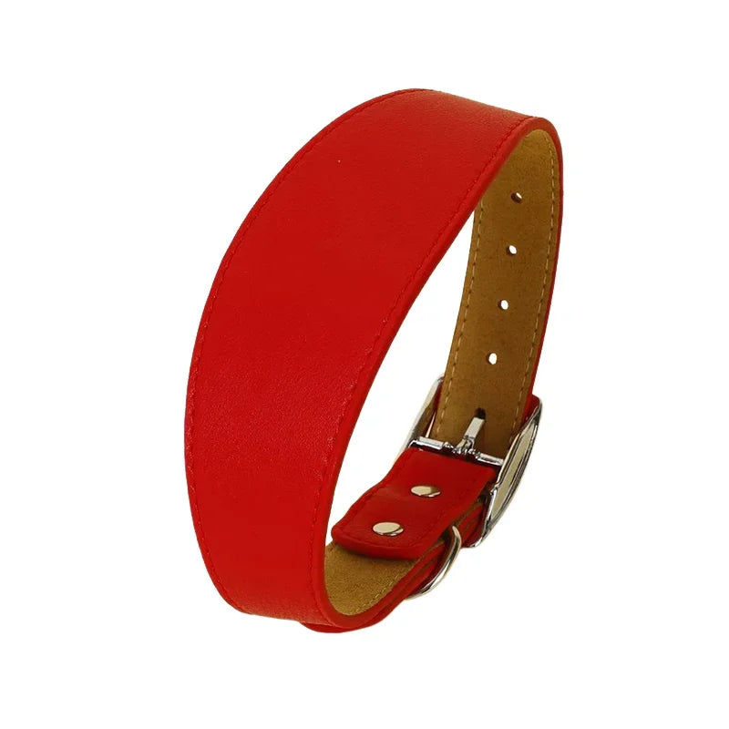 PU Pet Collar Adjustable Dog Collar