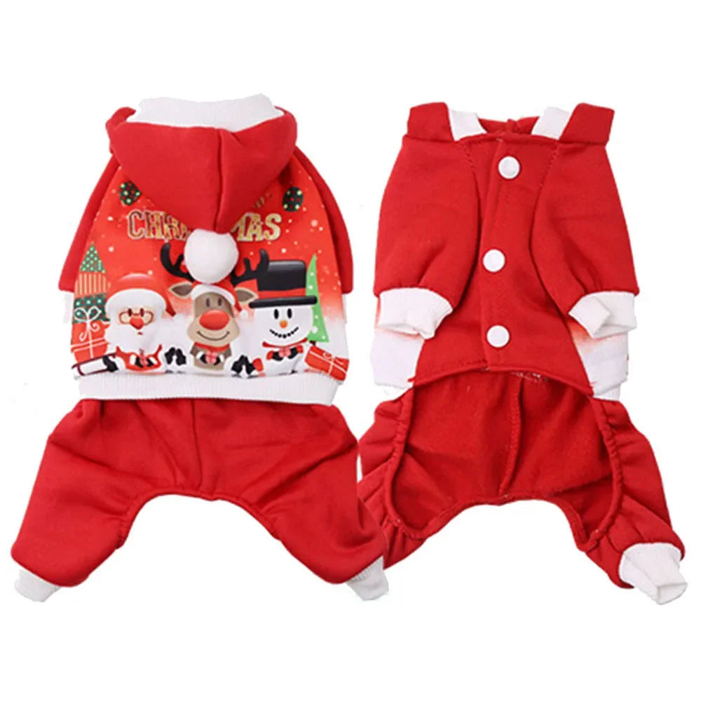 Christmas Dog Hoodies