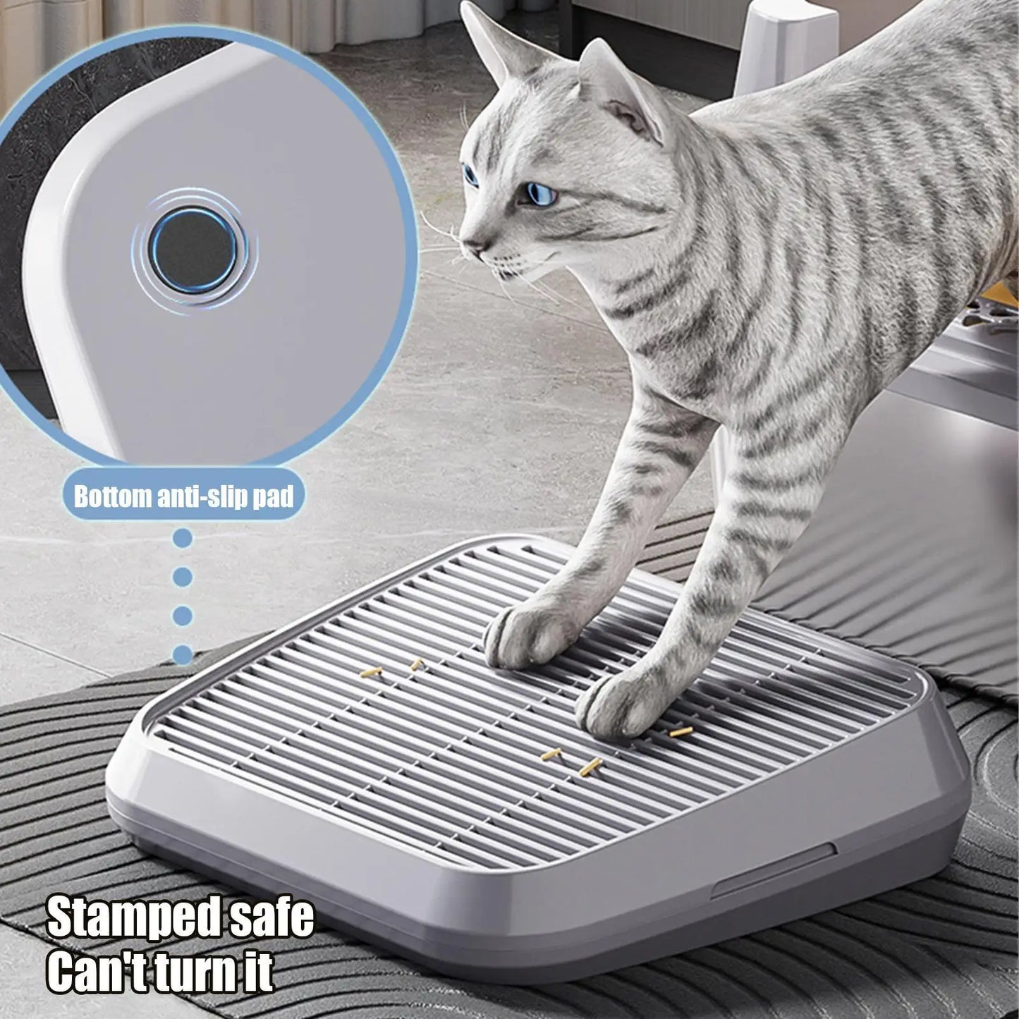 Litter Box Step Cat Litter Catcher Ramp