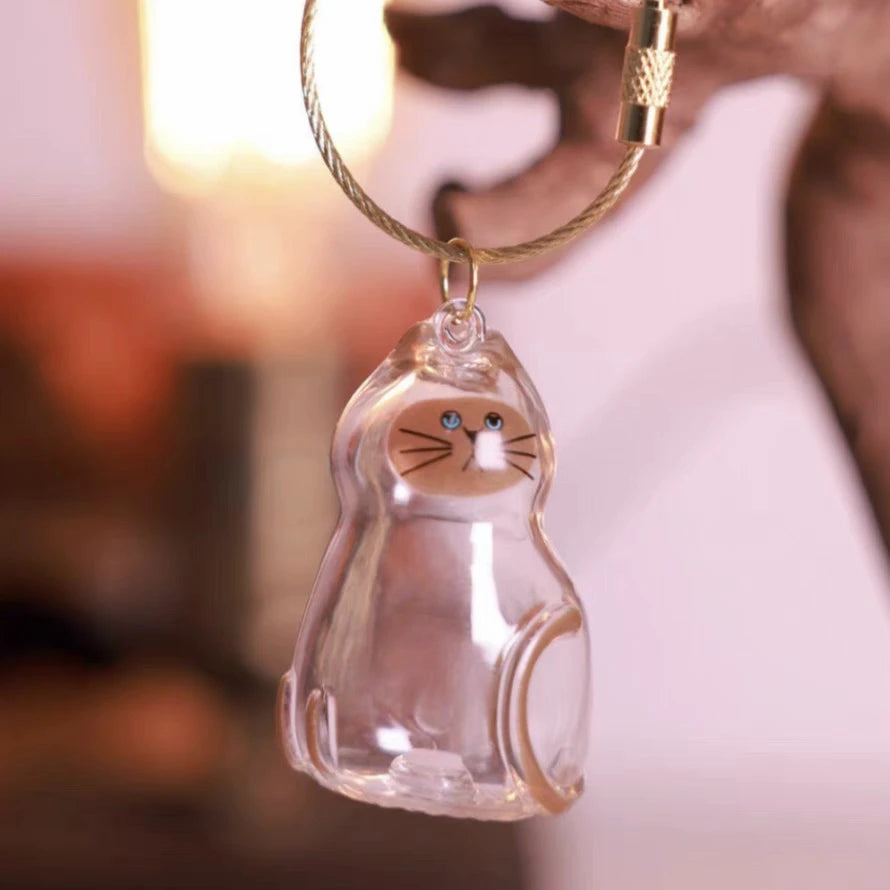 Ginger Cat Keychain Pendant