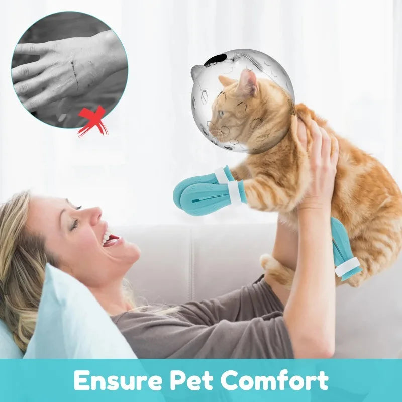 1Set Cat Muzzle Pet Grooming Cover