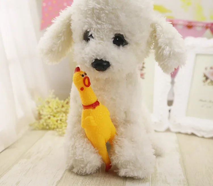 17CM Screaming Chicken Dog Toys