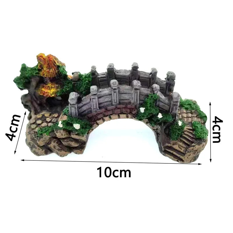 Fish Tank Artificial Bridge