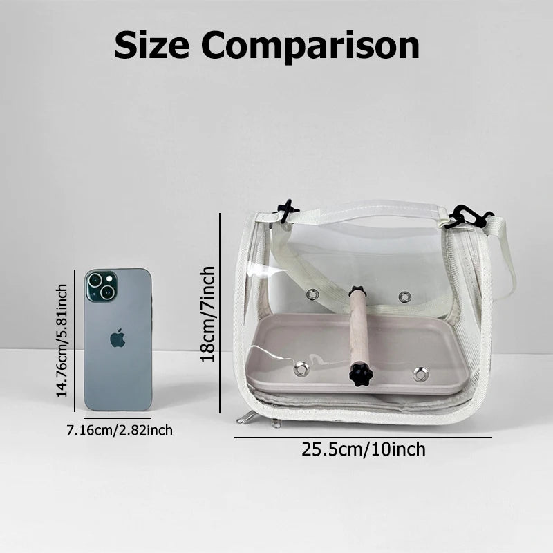 Portable Bird Travel Bag With Stand