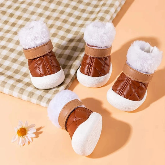 4pcs/set Pet Dog Shoes