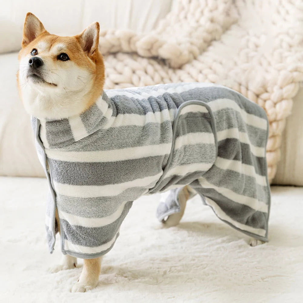 1PC Dog Bathrobe Oversized