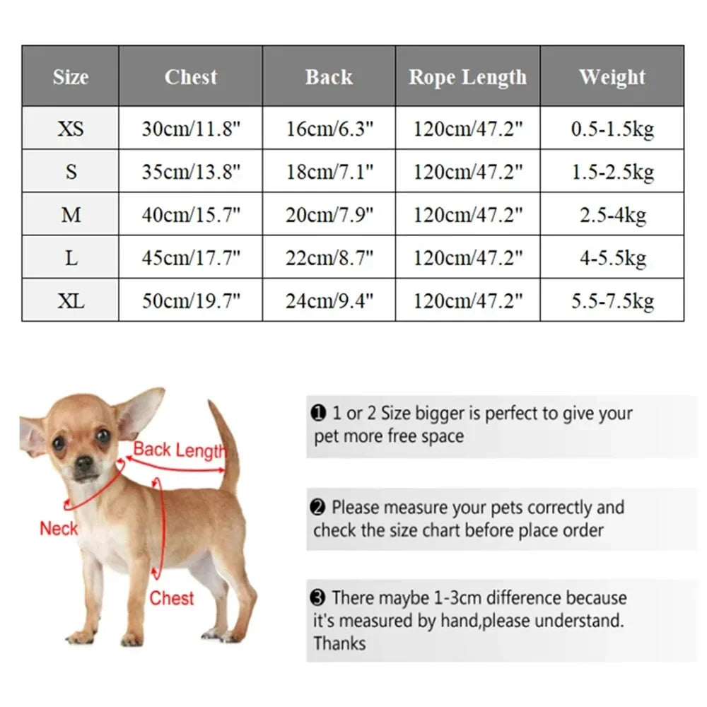 Cartoon Pet Harness Leash