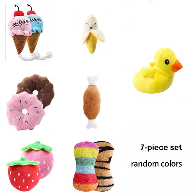 7-piece set of puppy sound toys