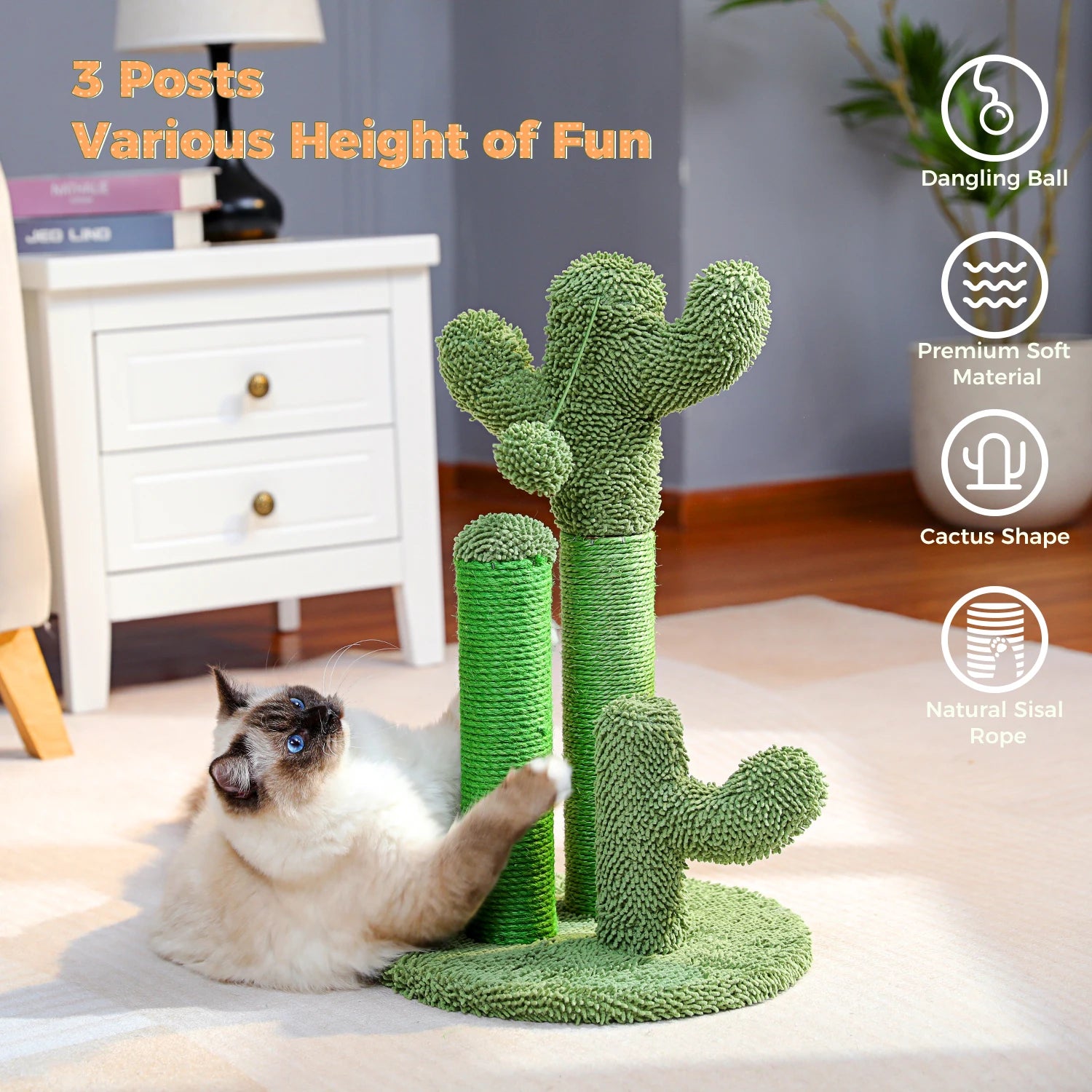 Cactus Cat Scratching Post